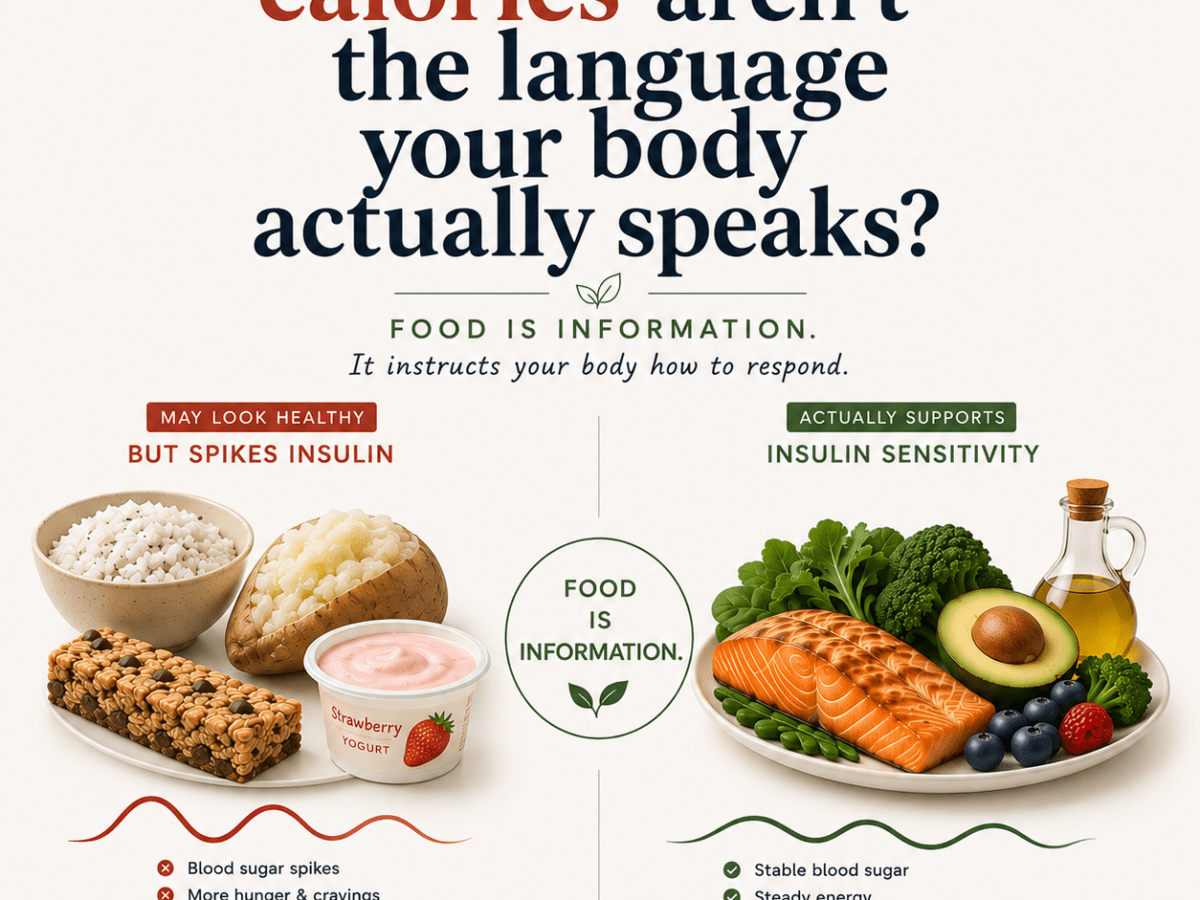 What if calories aren’t the language your body actually&nbsp;speaks?